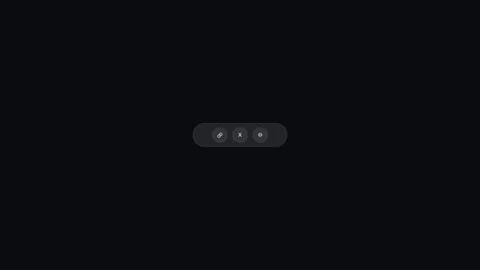 User Interface Animation Expanding Sharing Options Menu Interactive Buttons Video stock 332695221