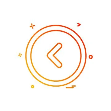 User interface button icon design vector Illustrazione stock