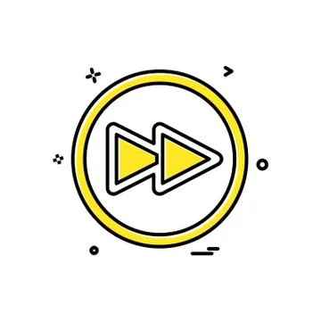 User interface button icon design vector 库存插图