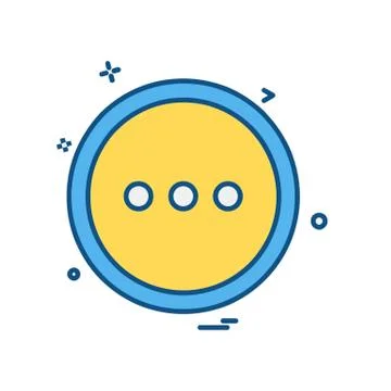 User Interface button icon design vector Illustrazione stock