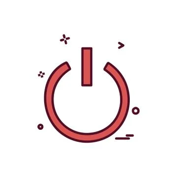 User Interface button icon design vector Stock Illustration