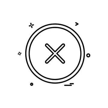 User interface button icon design vector Illustrazione stock