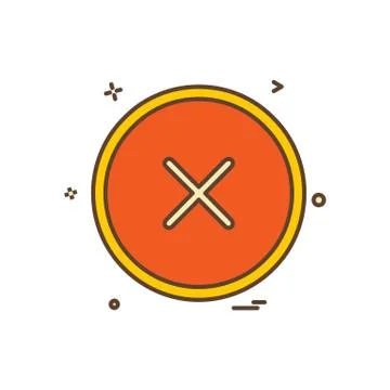 User interface button icon design vector Stock Illustration