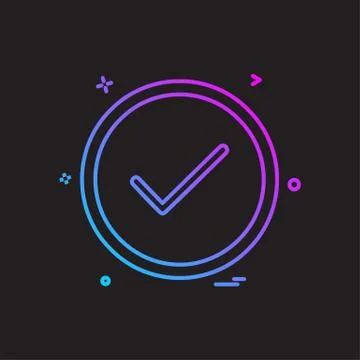 User interface button icon design vector Illustrazione stock