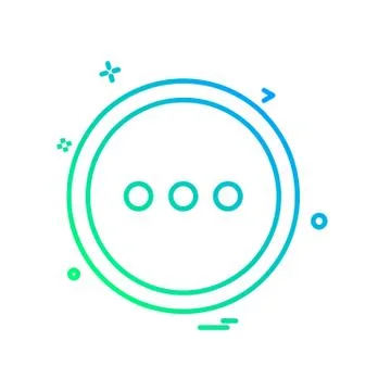 User Interface button icon design vector Stockillustratie