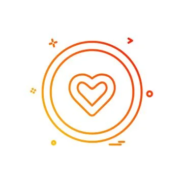 User interface button icon design vector Stock Illustration