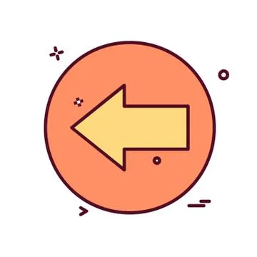 User Interface button icon design vector Illustrazione stock