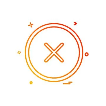 User interface button icon design vector Stock Illustration