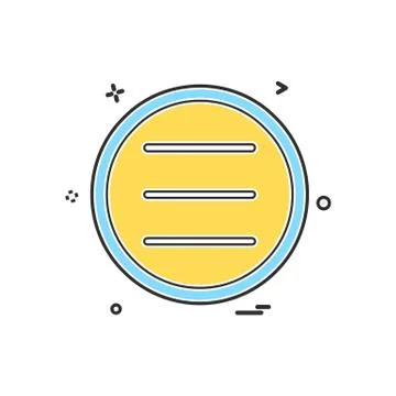 User interface button icon design vector イラスト素材