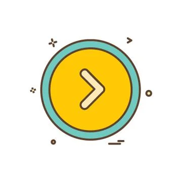 User interface button icon design vector 스톡 일러스트