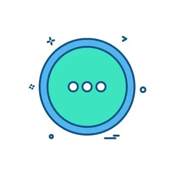 User interface button icon design vector イラスト素材