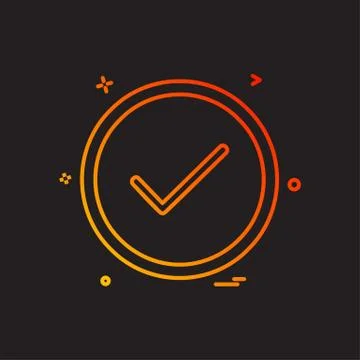 User interface button icon design vector Stock Illustration