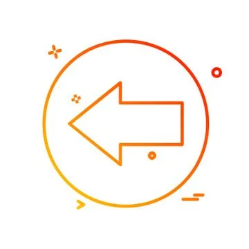 User Interface button icon design vector 스톡 일러스트