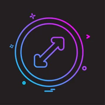 User Interface button icon design vector イラスト素材