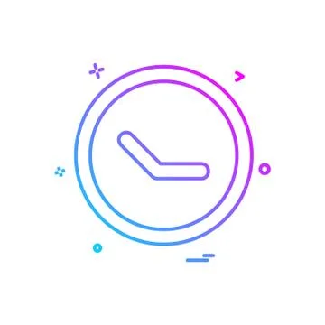 User interface button icon design vector Illustrazione stock