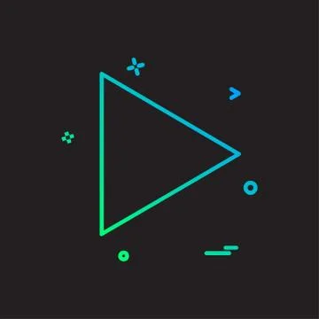 User Interface button icon design vector Illustrazione stock