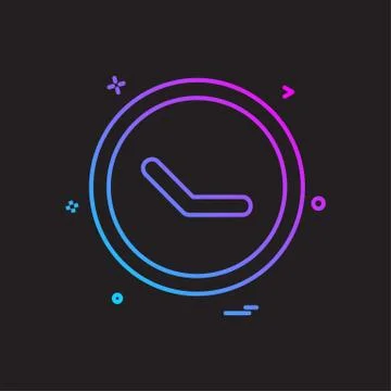 User interface button icon design vector Illustrazione stock