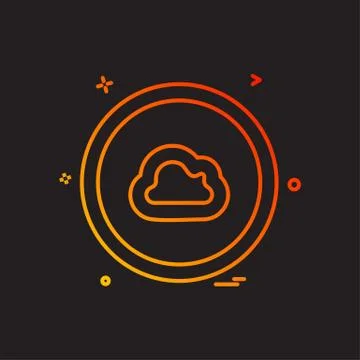 User interface button icon design vector Stock Illustration