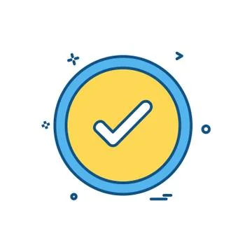 User interface button icon design vector Stockillustratie