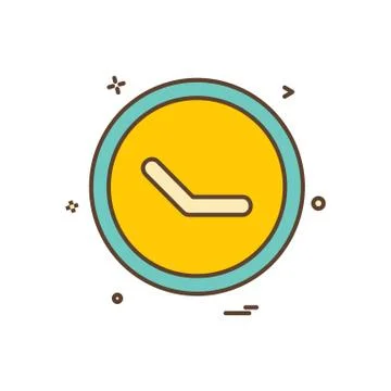 User interface button icon design vector Illustrazione stock
