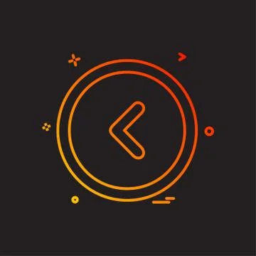 User interface button icon design vector Illustrazione stock