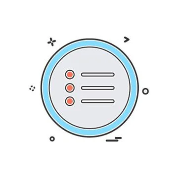 User interface button icon design vector Stock Illustration