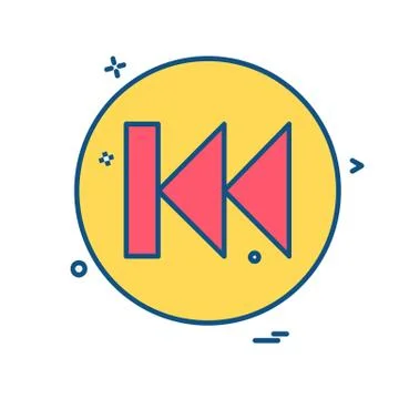 User Interface button icon design vector Stockillustratie