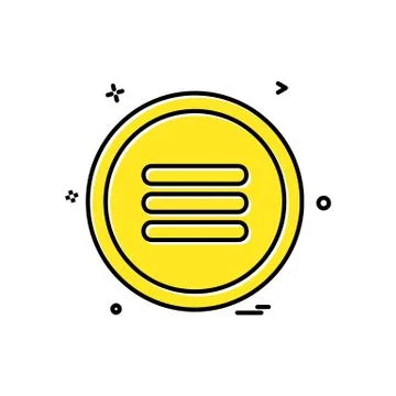 User interface button icon design vector イラスト素材