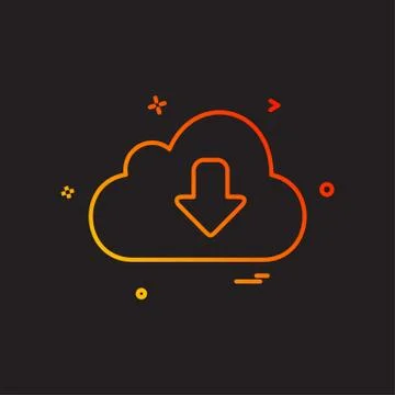 User interface button icon design vector Stock Illustration