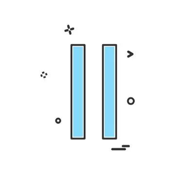 User Interface button icon design vector Illustrazione stock