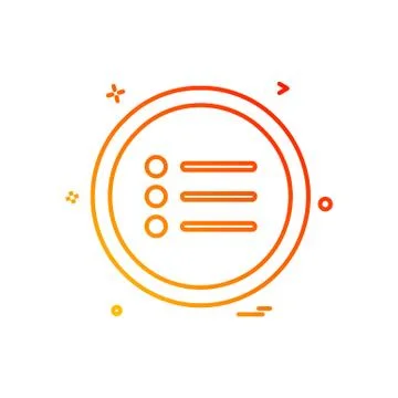 User interface button icon design vector Stockillustratie