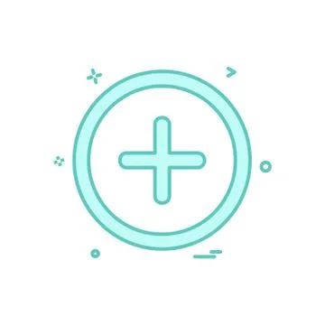 User interface button icon design vector Stock Illustration