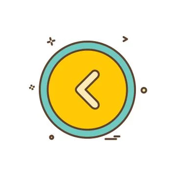 User interface button icon design vector Illustrazione stock