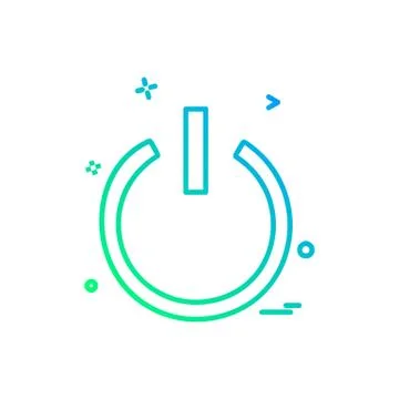 User Interface button icon design vector Stockillustratie