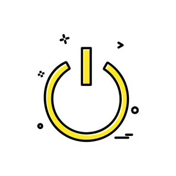 User Interface button icon design vector Stock Illustration