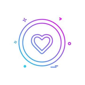 User interface button icon design vector 스톡 일러스트