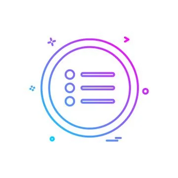 User interface button icon design vector イラスト素材