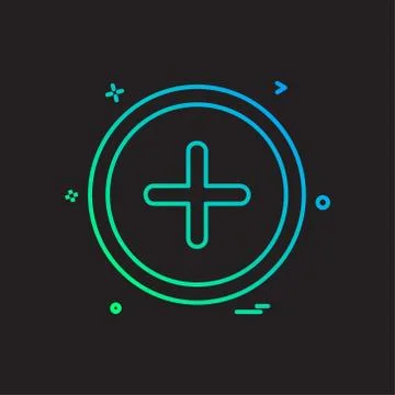 User interface button icon design vector Illustrazione stock