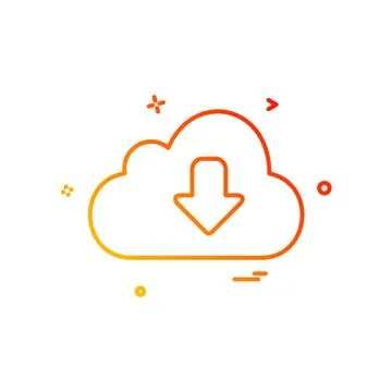 User interface button icon design vector Illustrazione stock