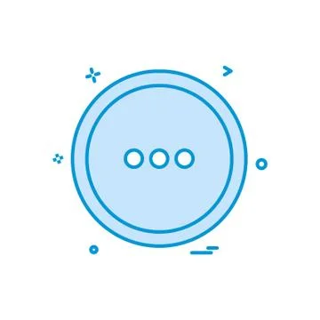 User interface button icon design vector Illustrazione stock