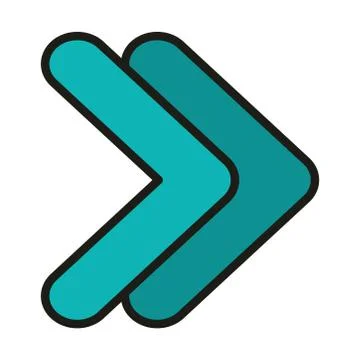 User interface button recording web linear and fill style Stock Illustration