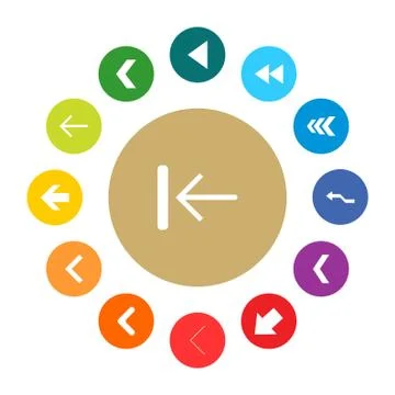 User Interface buttons design set vector Illustrazione stock