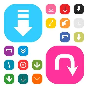 User Interface buttons design set vector イラスト素材