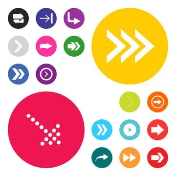 User Interface buttons design set vector Illustrazione stock