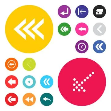 User Interface buttons design set vector Illustrazione stock