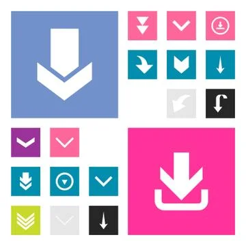 User Interface buttons design set vector Stockillustratie