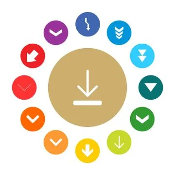 User Interface buttons design set vector イラスト素材