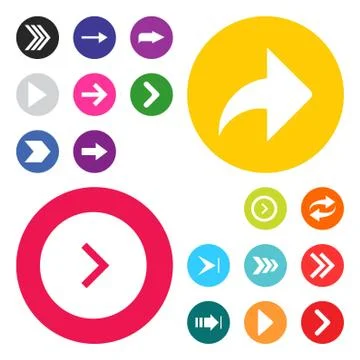 User Interface buttons design set vector Stock Illustration