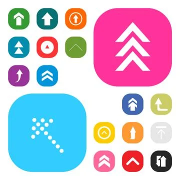 User Interface buttons design set vector Illustrazione stock