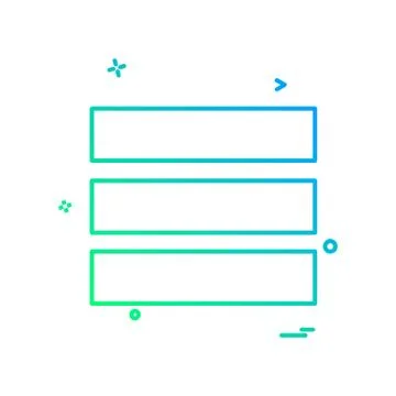 User Interface buttons icon design vector Stockillustratie